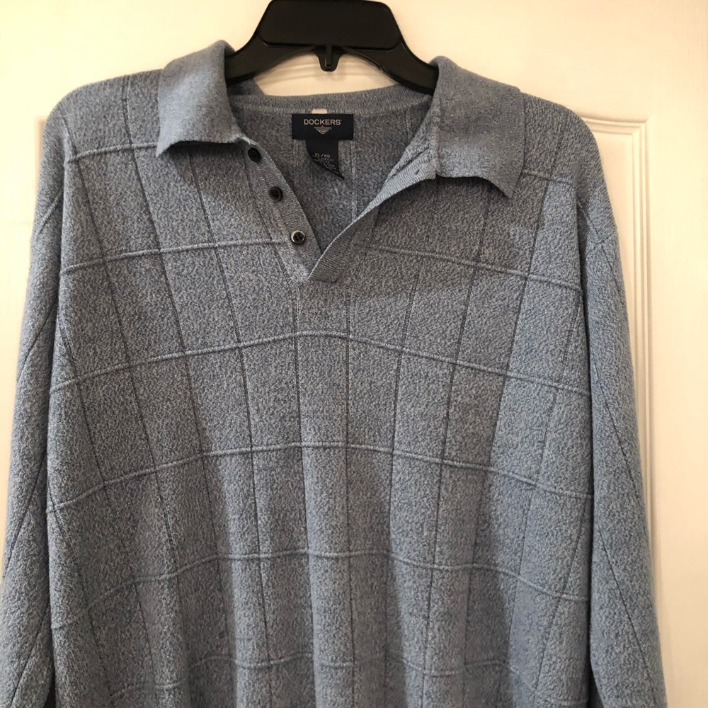 Dockers Button Collard Pullover - image 4